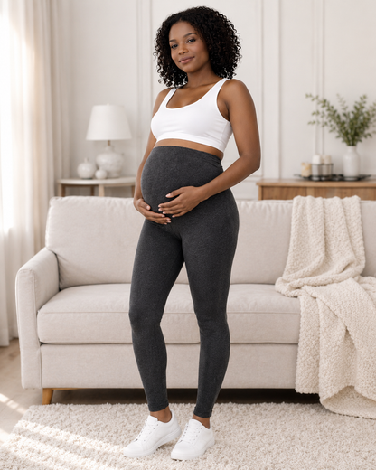LumenaFlex™ – Endlich eine Schwangerschafts-Leggings, die nicht drückt, nicht rutscht und deinen Bauch sanft entlastet.