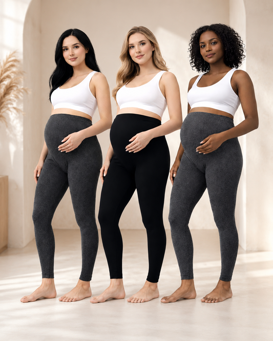 LumenaFlex™ -Weiche Umstandsleggings für Schwangerschaft & Alltag