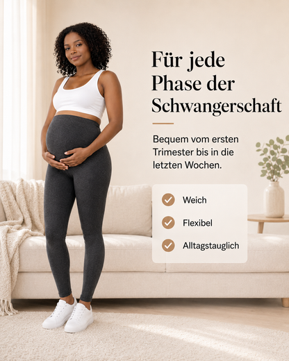 LumenaFlex™ – Endlich eine Schwangerschafts-Leggings, die nicht drückt, nicht rutscht und deinen Bauch sanft entlastet.
