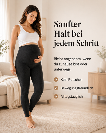 LumenaFlex™ – Endlich eine Schwangerschafts-Leggings, die nicht drückt, nicht rutscht und deinen Bauch sanft entlastet.